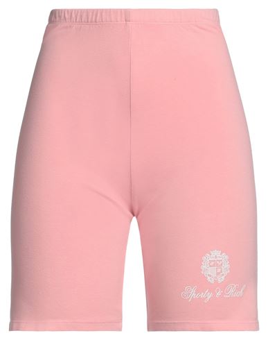 Sporty And Rich Sporty & Rich Woman Shorts & Bermuda Shorts Pink Size L Cotton, Elastane