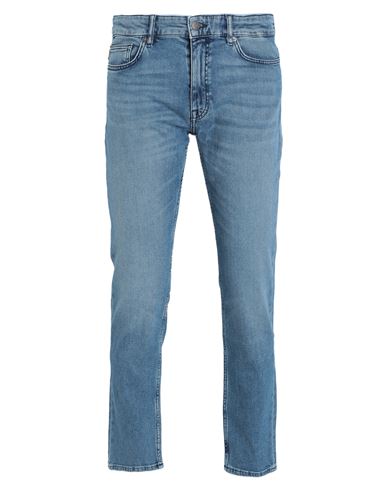 Hugo Man Jeans Blue Size 34w-32l Cotton, Elastane