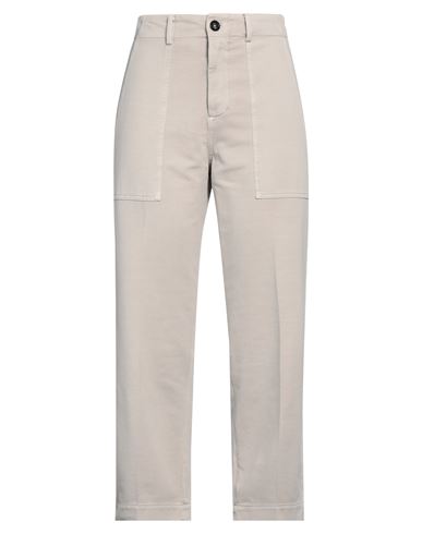 Circolo 1901 Woman Pants Dove Grey Size 8 Cotton, Elastane