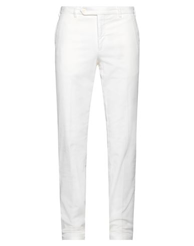 Rotasport Man Pants White Size 36 Cotton, Elastane
