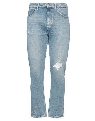 Tommy Jeans Man Jeans Blue Size 34w-30l Cotton, Hemp, Elastane