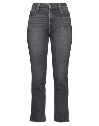 Paige Woman Jeans Black Size 30 Cotton, Polyester, Elastane