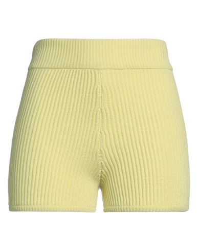 Mixik Woman Shorts & Bermuda Shorts Light Yellow Size M Cashmere