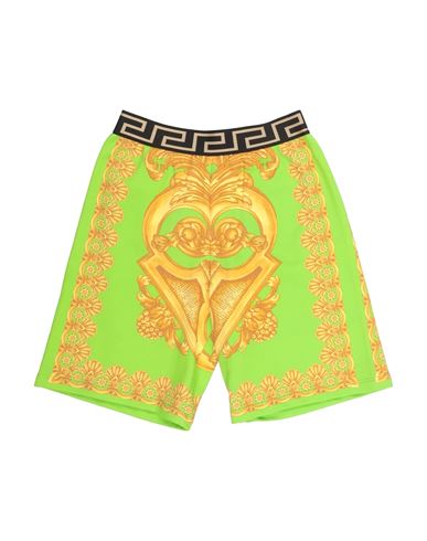 Versace Young Toddler Boy Shorts & Bermuda Shorts Lime Green Size 6 Cotton, Polyester, Elastane, Pol In Green