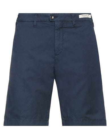 Perfection Man Shorts & Bermuda Shorts Navy Blue Size 36 Cotton