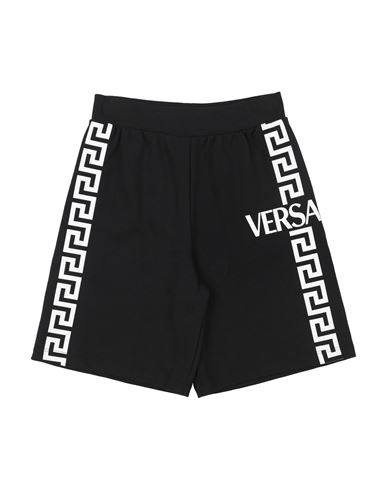 Versace Young Toddler Boy Shorts & Bermuda Shorts Black Size 6 Cotton, Elastane In Black