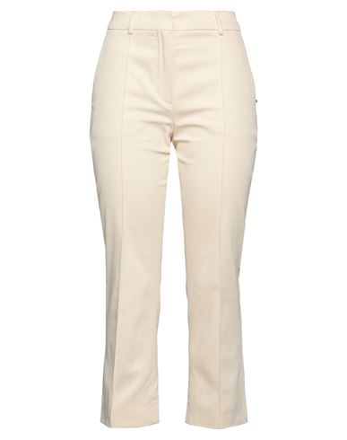 Sportmax Woman Pants Ivory Size 8 Cotton, Elastane In White