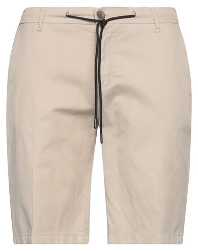 Moro Man Shorts & Bermuda Shorts Beige Size 36 Linen, Cotton, Elastane