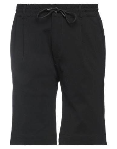 Moro Man Shorts & Bermuda Shorts Black Size 34 Cotton, Polyamide, Elastane