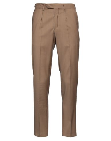 Devore Incipit Man Pants Camel Size 32 Virgin Wool In Beige
