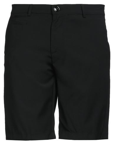 Pmds Premium Mood Denim Superior Man Shorts & Bermuda Shorts Black Size 32 Polyamide, Wool, Elastane