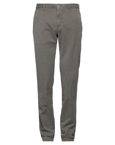 Incotex Man Pants Lead Size 36 Cotton, Elastane In Grey