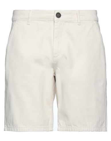 Anerkjendt Man Shorts & Bermuda Shorts Off White Size Xl Cotton