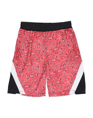 Shop Neil Barrett Toddler Boy Shorts & Bermuda Shorts Red Size 4 Polyester