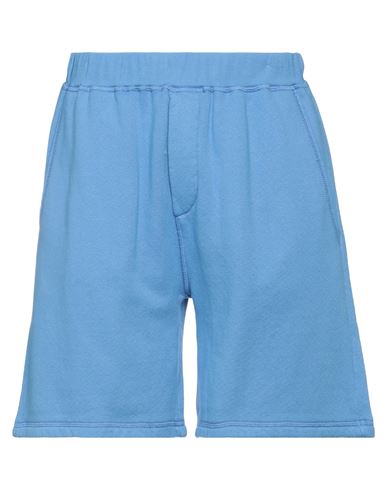 Dsquared2 Man Shorts & Bermuda Shorts Azure Size L Cotton In Blue