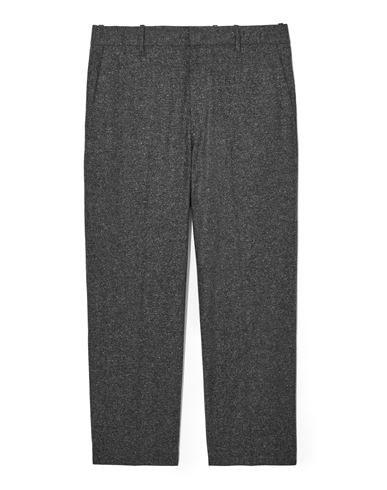 Cos Brushed-wool Trousers - Straight In Grey