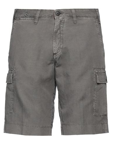 Filetto Man Shorts & Bermuda Shorts Grey Size 32 Cotton, Linen