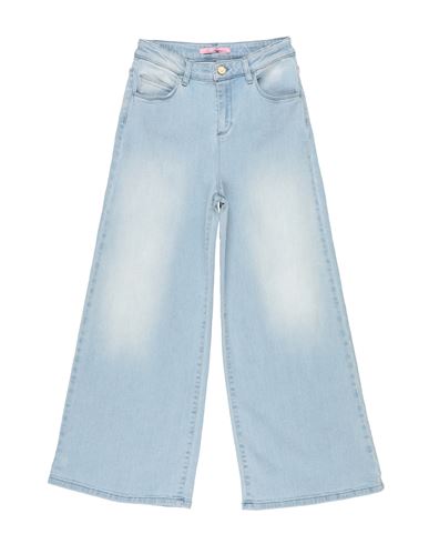 Shop Miss Blumarine Toddler Girl Jeans Blue Size 4 Cotton, Elastane