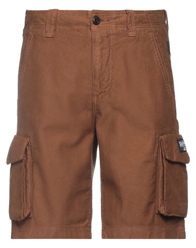 Three Stroke Man Shorts & Bermuda Shorts Brown Size 31 Cotton
