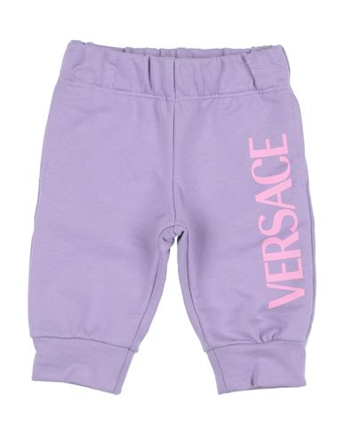 VERSACE YOUNG VERSACE YOUNG NEWBORN GIRL PANTS LILAC SIZE 3 COTTON 