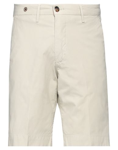 Filetto Man Shorts & Bermuda Shorts Ivory Size 36 Cotton, Elastane In White
