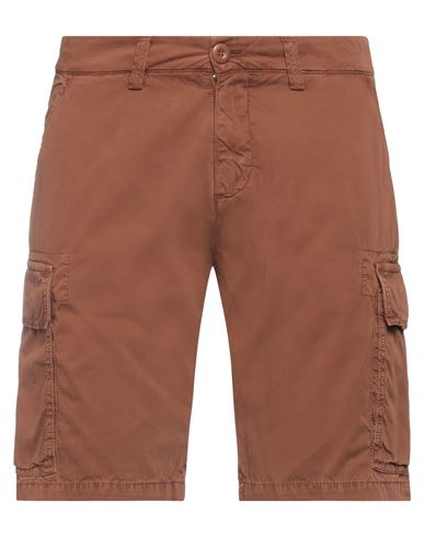 Modfitters Man Shorts & Bermuda Shorts Tan Size 30 Cotton In Brown