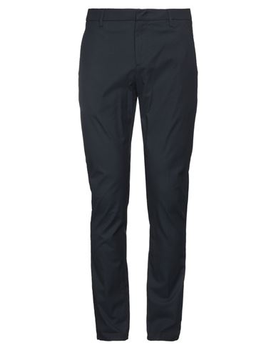 Shop Dondup Man Pants Navy Blue Size 34 Cotton, Elastane