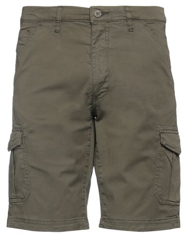 Alley Docks 963 Man Shorts & Bermuda Shorts Military Green Size 30 Cotton, Elastane