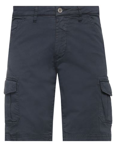 Alley Docks 963 Man Shorts & Bermuda Shorts Navy Blue Size 28 Cotton, Elastane