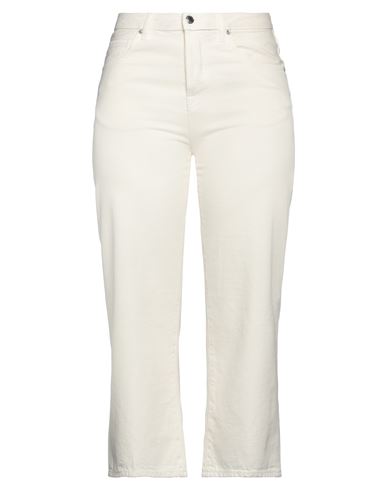 True Nyc Woman Pants Ivory Size 30 Cotton In White