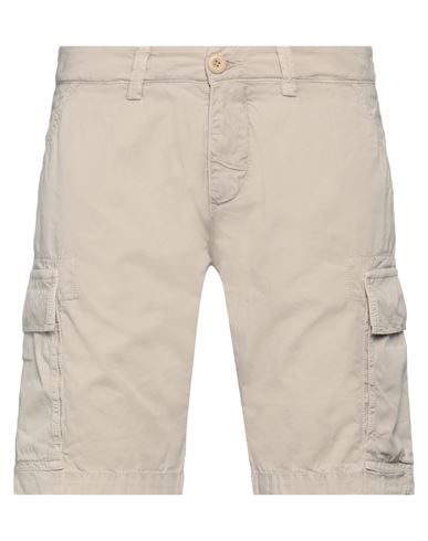 Modfitters Man Shorts & Bermuda Shorts Light Grey Size 31 Linen, Cotton, Elastane