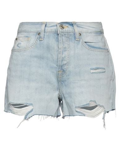 7 For All Mankind Woman Denim Shorts Blue Size 30 Cotton