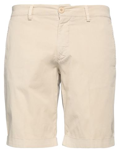 Modfitters Man Shorts & Bermuda Shorts Beige Size 34 Cotton, Elastane
