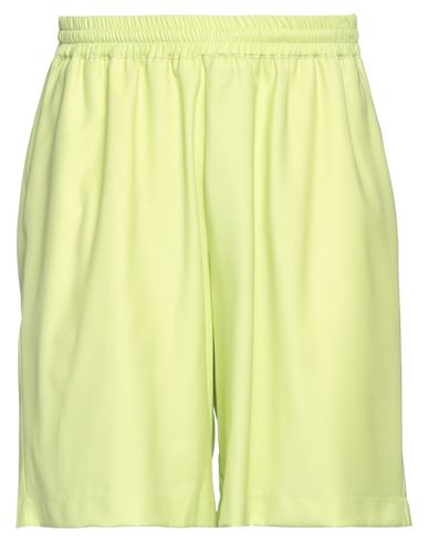 Shop Bonsai Man Shorts & Bermuda Shorts Acid Green Size L Virgin Wool, Elastane
