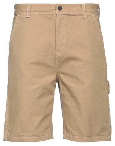 Lee Man Shorts & Bermuda Shorts Camel Size 32 Cotton In Beige