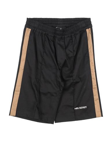 Shop Neil Barrett Toddler Boy Shorts & Bermuda Shorts Black Size 4 Cotton, Elastane