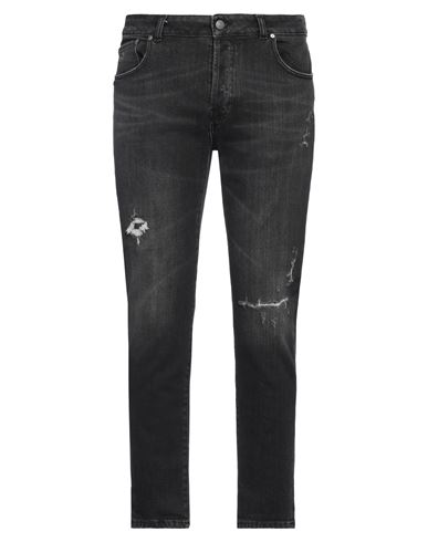 Grey Daniele Alessandrini Man Jeans Black Size 32 Cotton, Recycled Cotton, Elastane