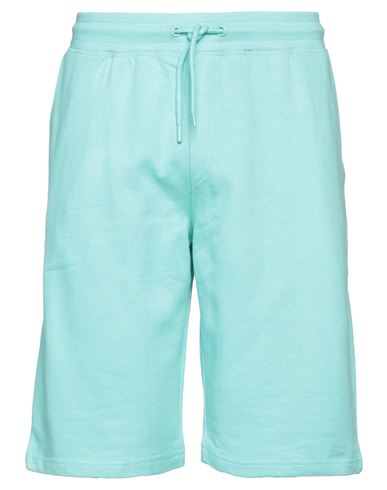Staple Design Man Shorts & Bermuda Shorts Turquoise Size Xl Cotton In Blue