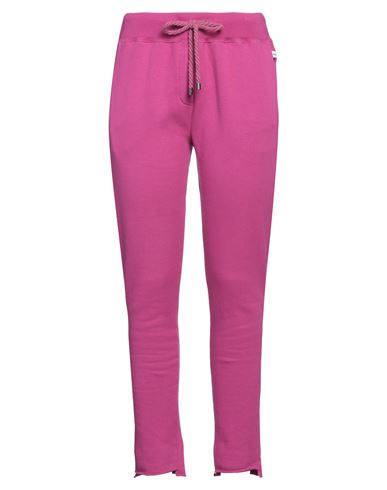 Shop Noumeno Concept Woman Pants Mauve Size L Cotton In Purple