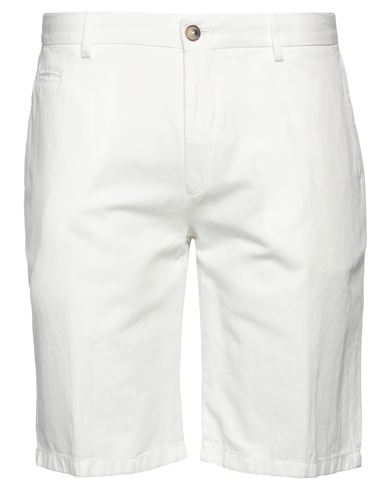 Shop Altea Man Shorts & Bermuda Shorts White Size 40 Cotton, Linen, Lyocell