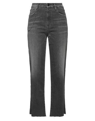 Replay Woman Jeans Grey Size 28w-28l Cotton, Elastane