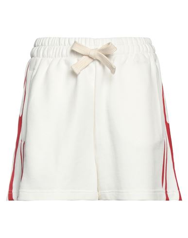 Vision Of Super Red Flames Shorts In White