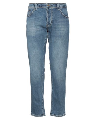Pont Denim Man Jeans Blue Size 32 Cotton, Elastane