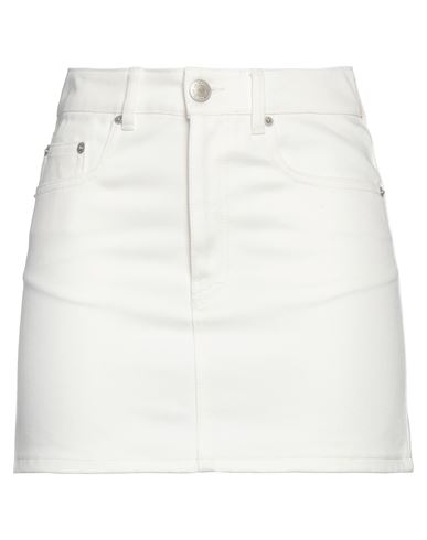 Ami Alexandre Mattiussi Woman Mini Skirt Ivory Size 29 Cotton In White