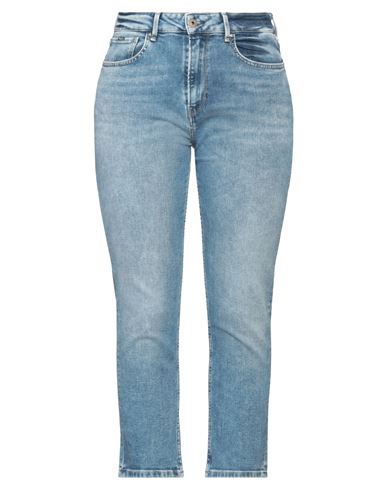 Pepe Jeans Woman Jeans Blue Size 30w-28l Cotton, Polyester, Elastane