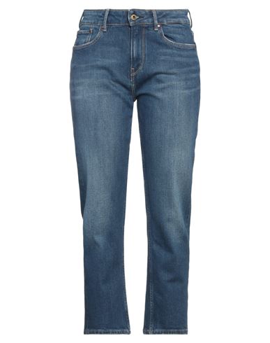 Pepe Jeans Woman Jeans Blue Size 28w-28l Cotton, Elastane