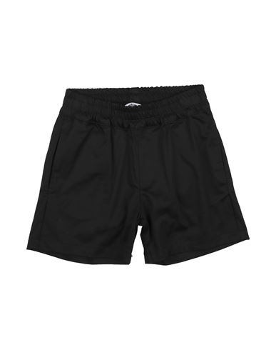Msgm Toddler Boy Shorts & Bermuda Shorts Black Size 6 Cotton, Elastane In Black