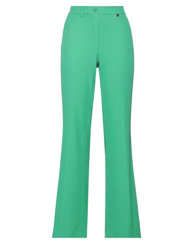 Luckylu  Milano Luckylu Milano Woman Pants Green Size 8 Polyester, Elastane