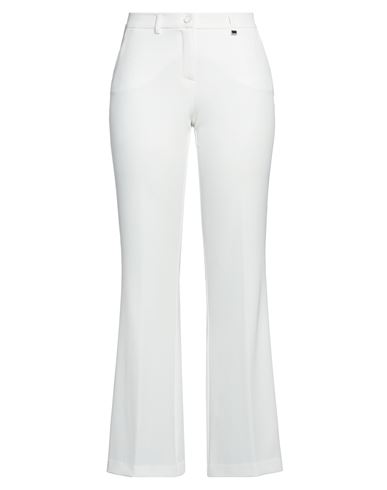 Luckylu  Milano Luckylu Milano Woman Pants White Size 10 Polyester, Elastane