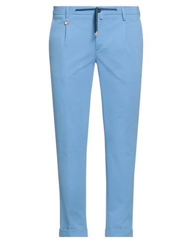 BARBATI BARBATI MAN PANTS LIGHT BLUE SIZE 38 COTTON, POLYAMIDE, ELASTANE 